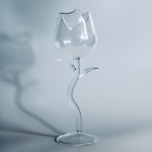 Load image into Gallery viewer, Rose Wine Glass
