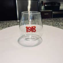 Load image into Gallery viewer, Red 1913 Stemless Wine Glass
