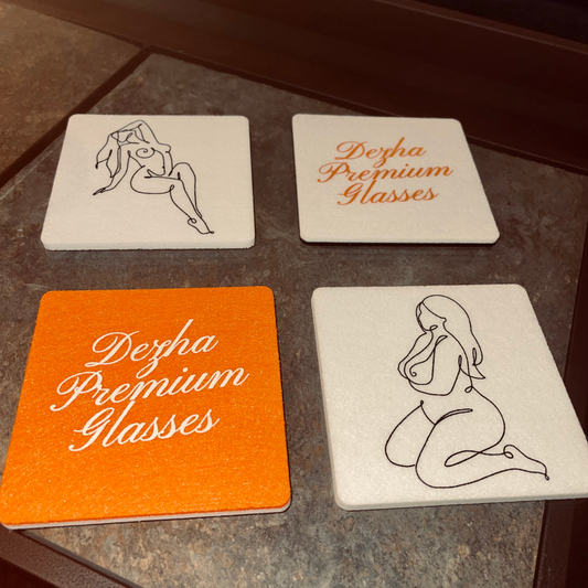 DEZHA 4pcs set Drink Coaster